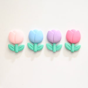 CLEARANCE Matte Tulip Shoe Charms
