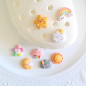 Weather series Cloud Star Rainbow | shoe charms