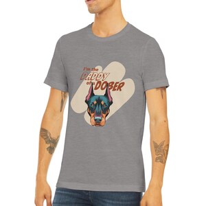Comfortable Dobermann Owner T-shirt - Soft Tri-Blend Crew Neck Tee for Dog Lovers