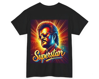 Superstar Tshirt, indischer Schauspieler Fans Geschenk, Kollywood Film Liebhaber Merch, Unisex T-Shirt, Vijay Fan Bekleidung, südindisches Kino Shirt