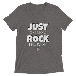 Geología, solo una camiseta Rock Short leeve más