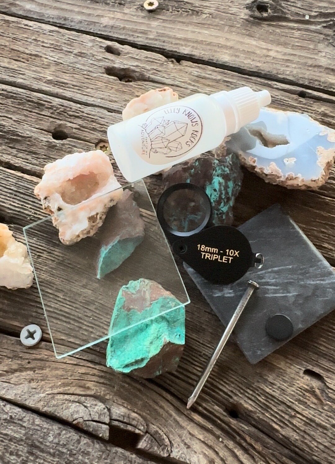 Mineral Test Kit, Geology Must Have, Gifts, Rock Tests, First Time