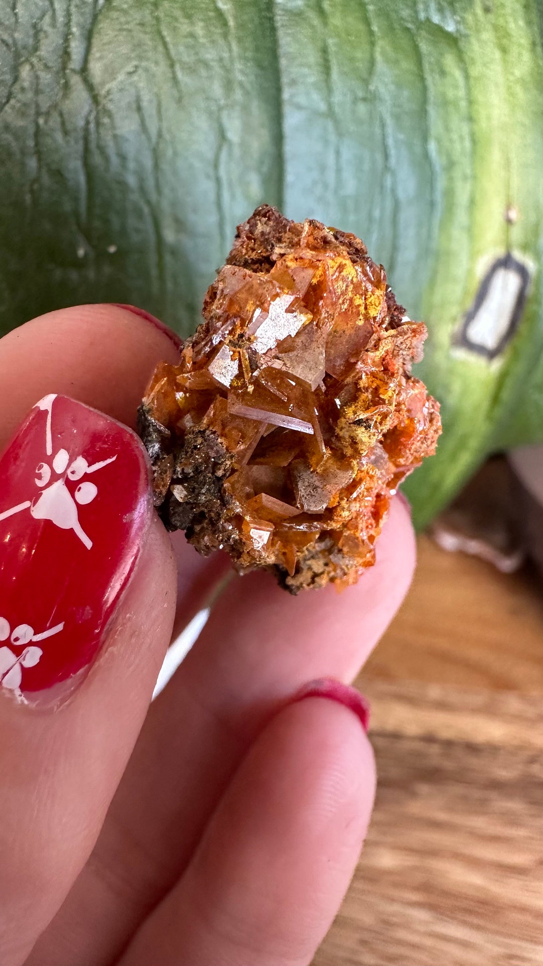 Wulfenite Crystal Cluster, Rare Natural, Found, Geology, Rocks, Mineral