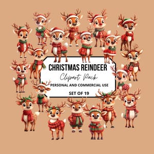 Renna di Natale carina, renna divertente e stravagante PNG, renna festiva, creazione di biglietti di Natale, grafica festiva stravagante, Natale