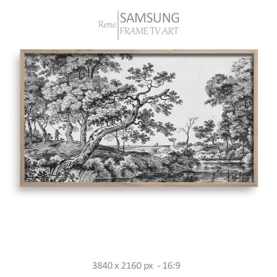 Samsung Frame TV Art 4K Wallpaper Background / gift : Almond - Etsy UK
