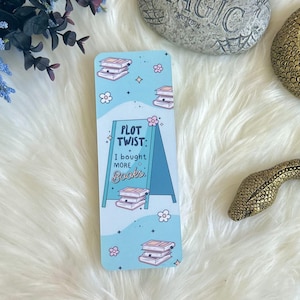 Plot Twist Bookmark | Bookworm Gift | Cute Bookmark | Spicy Romance Fiction Reader | Booktok Bookish Merch | Book Lover | Book Club Gift
