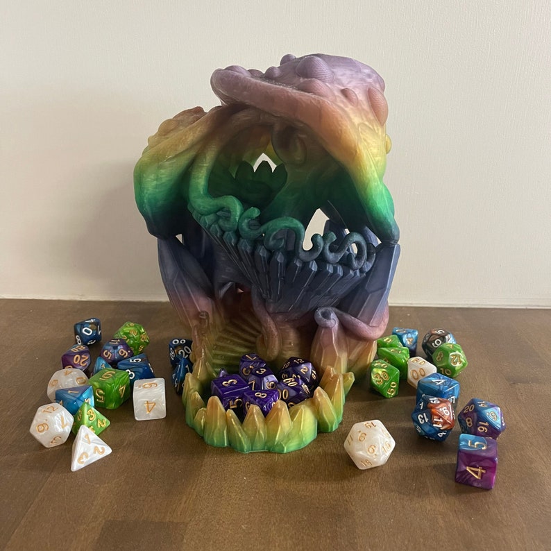 Mushroom Dice Tower for Dungeons and Dragons Dice Roller Etsy