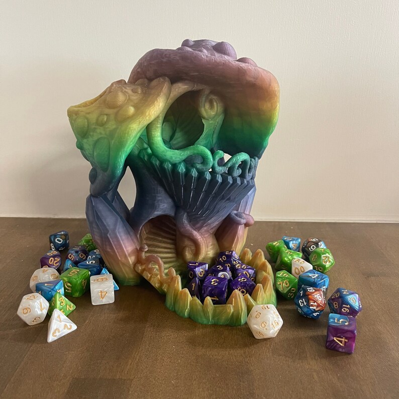 Mushroom Dice Tower for Dungeons and Dragons Dice Roller Etsy