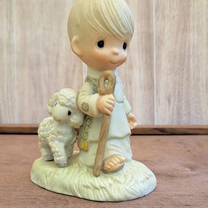 Vintage Precious Moments &quot;He Leadeth Me&quot; figurine