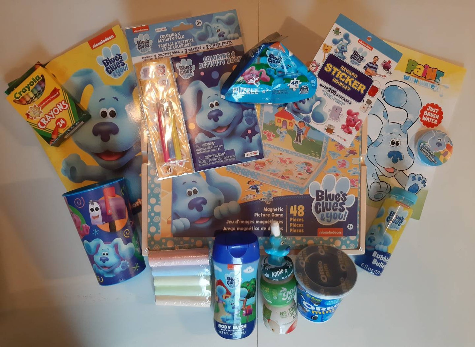 Blues Clues Gift Basket/kids Birthday Basket Etsy Finland