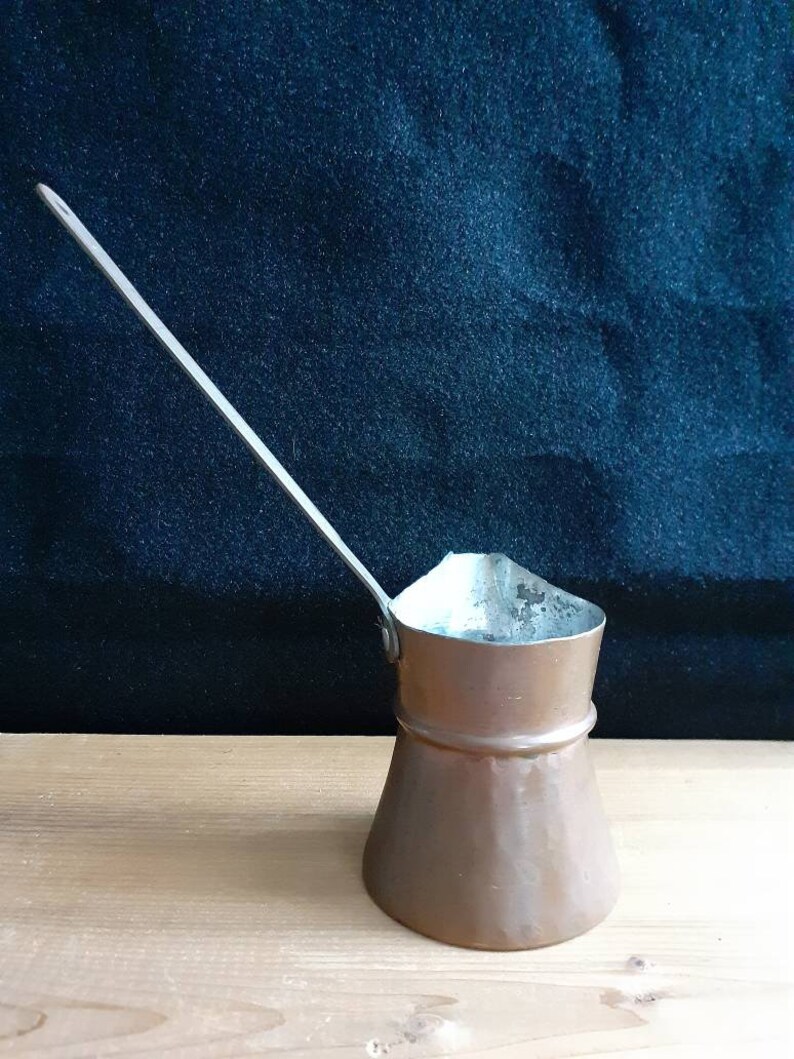 Vintage Turkish Coffee Pot/milk Warmer/butter Warmer/melting Pot Etsy