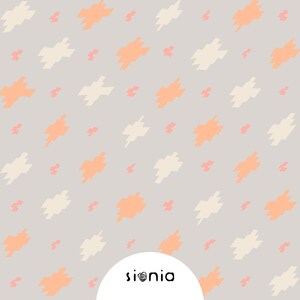 Abstract Cross Patches digitaal papier I Ongerepte & Peach Fuzz naadloze stofpatroon | Naadloos herhaalpatroon voor commercieel gebruik