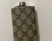 A gift for a fisherman. A Container for drinks on the road. Travel flask. 5 Oz (147 ml) liquor, whiskey, cognac alcohol bottle. Steel.