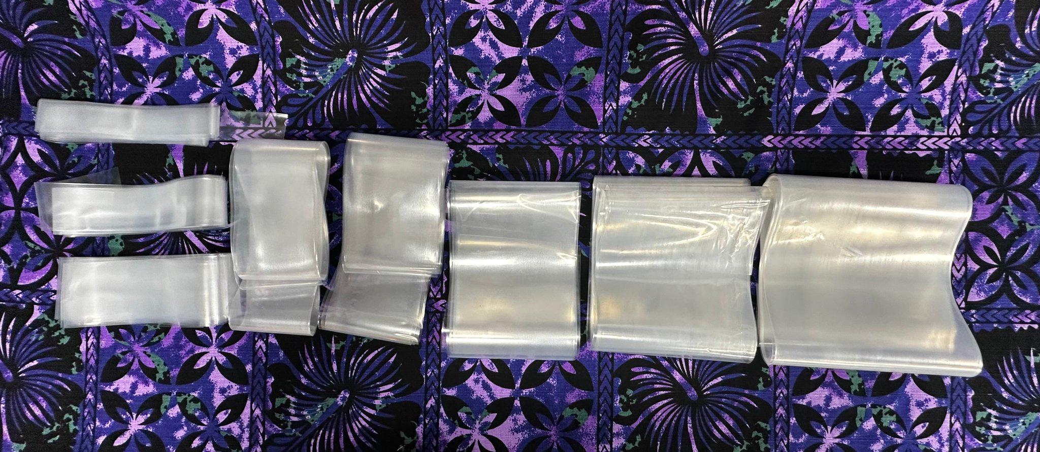 Variety Pack of Clear Poly Tubing