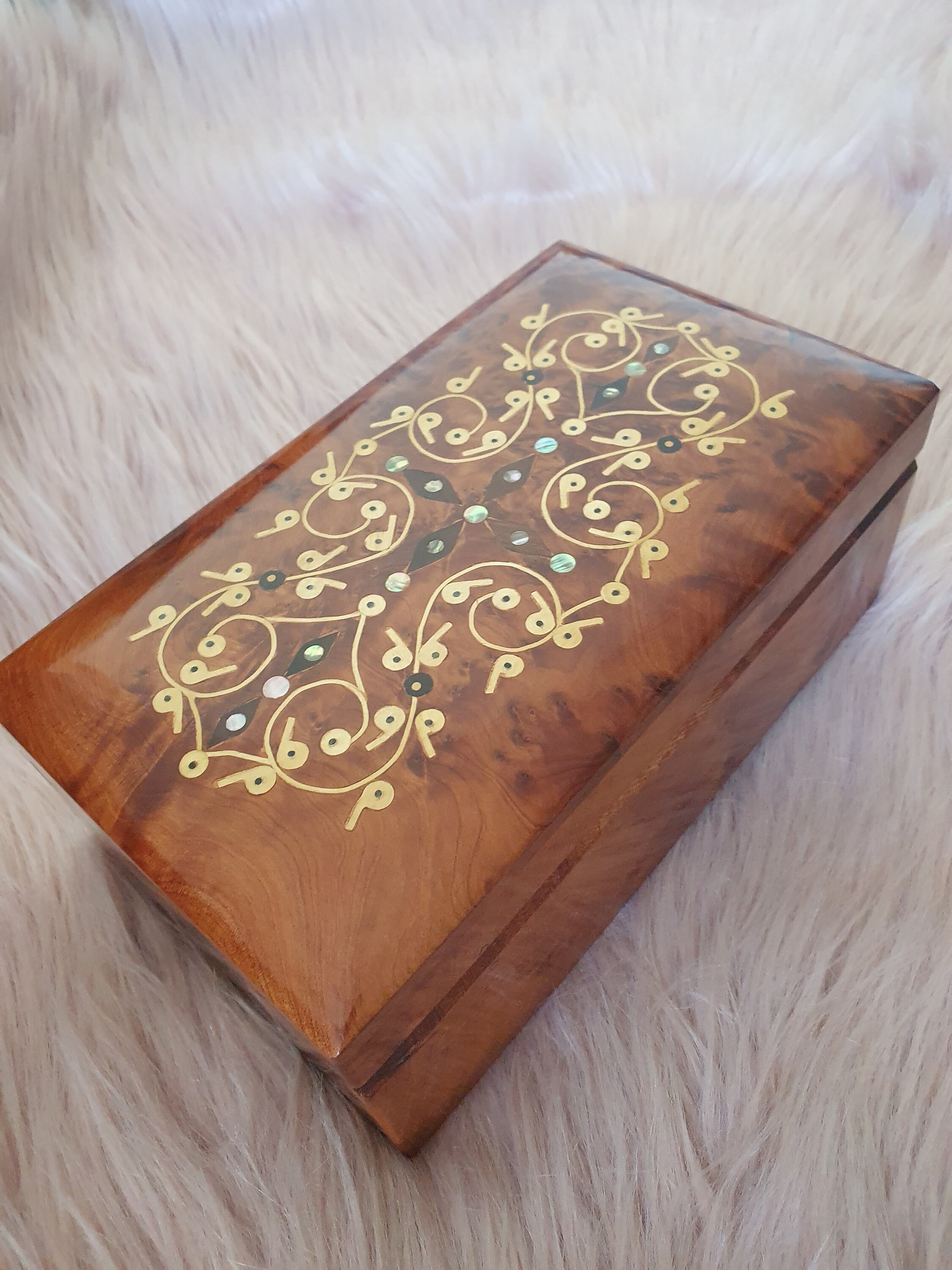 Lux Lockable Cedar Wood Jewelry Box Souvenir Box Wooden Etsy