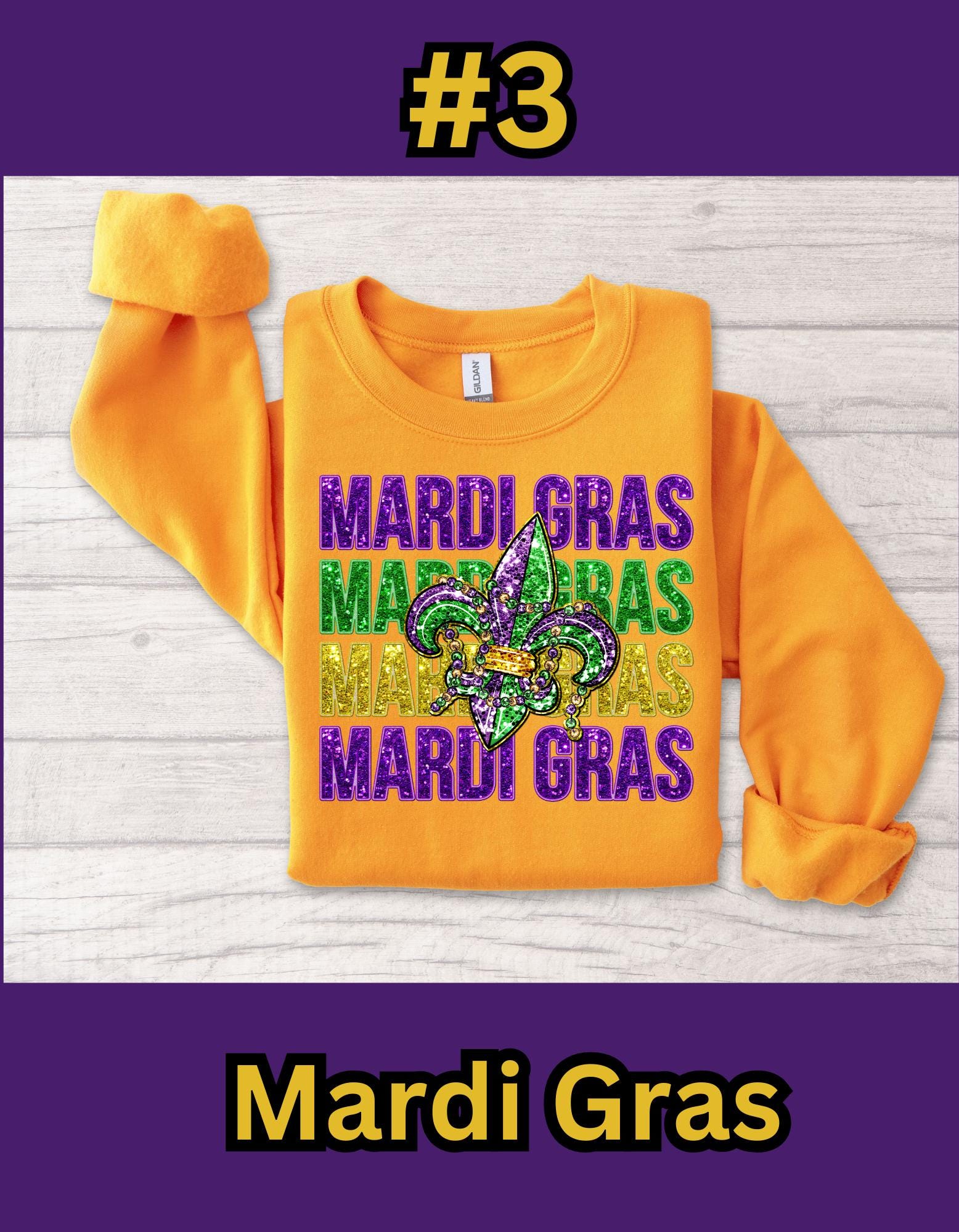 Mardi Gras Sweatshirt, DTF Lustiges Mardi Gras, Karnevalsliebhaber Shirt, Nola Shirt, personalisierter Artikel, Partygeschenk, Geschenk für sie, Geschenk für ihn,