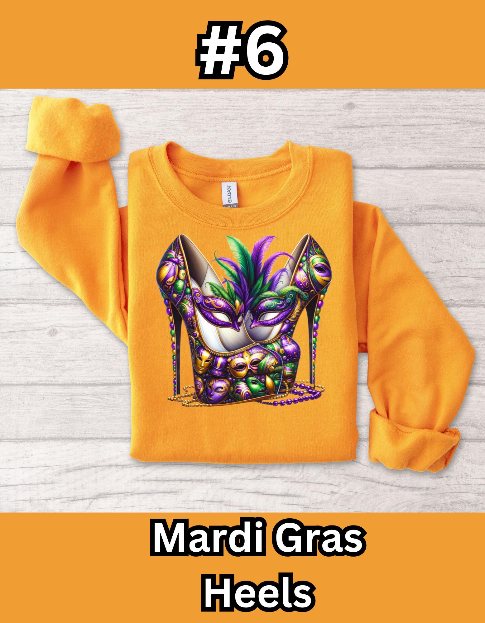 Mardi Gras Sweatshirt, DTF Lustiges Mardi Gras, Karnevalsliebhaber Shirt, Nola Shirt, personalisierter Artikel, Partygeschenk, Geschenk für sie, Geschenk für ihn,