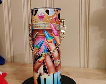 Beker koningin, gepersonaliseerd cadeau, feestbedankje, verjaardagscadeau, cadeau voor haar, cadeau op maat, leuke beker,