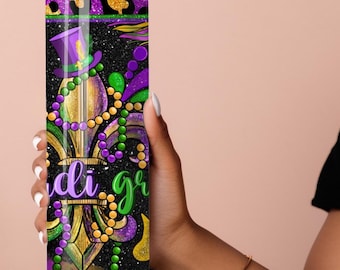 Mardi Gras Tumbler, NOLA