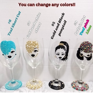 Bling wineglass, Personalized, custom gift, Holiday gift, party favors, birthday gift, girls&#39; trip, gift for her, anniversary, special items