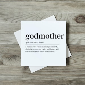 Notitiekaart met definitie van meter | Peetmoederkaart | Cadeau voor peettante | Wil je mijn meter zijn, voorstelkaart, cadeau voor haar, bedankkaart
