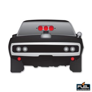 Dom&#39;s Car- Fast and Furious Movie Vinyl Decal