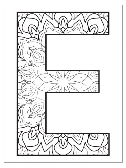 Alphabet Coloring Pages for Kids - Etsy