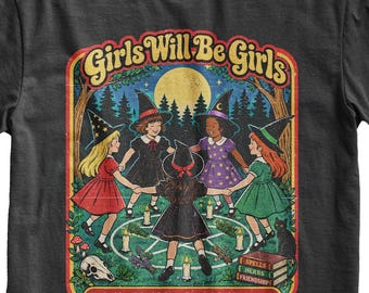 Retro Feminist Children's Book T-Shirt, Halloween Themed Graphic Tee