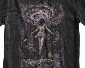 Retro Anime Portal T-Shirt, Y2K Cyberpunk Manga Top