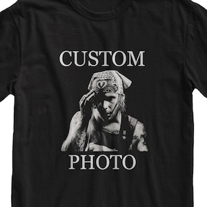 Aangepaste foto T-shirt, gepersonaliseerd shirt, op maat bedrukt T-shirt, maak je eigen shirt, gepersonaliseerde tops