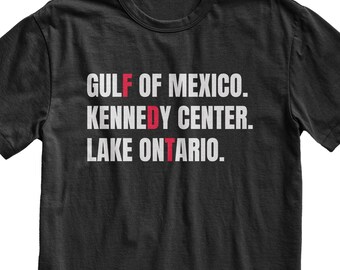FDT Lake Ontario Kennedy Center Shirt, Anti-Trump Pro-Democracy Tee