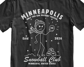 Minneapolis Snowball Club Unisex T-Shirt, Protest T-Shirt