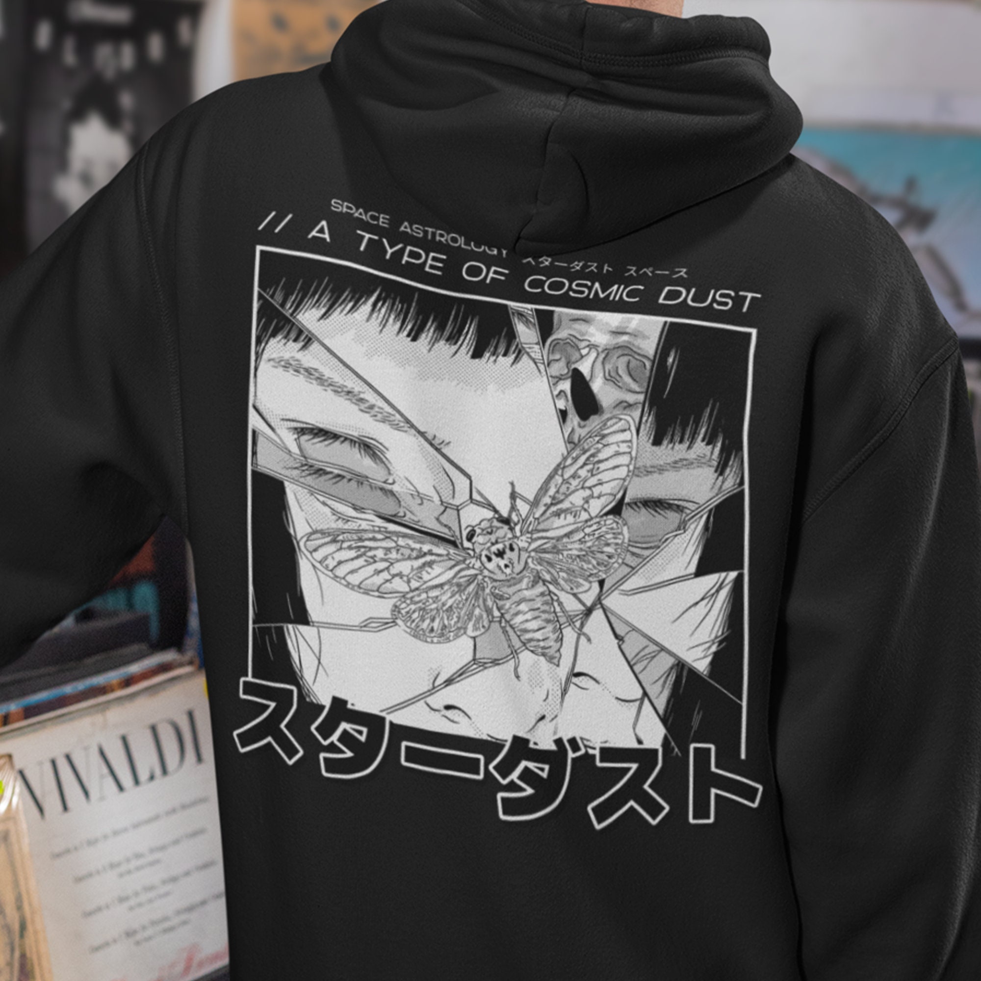 Men Anime Round Neck T Shirt Half Sleeves Printed