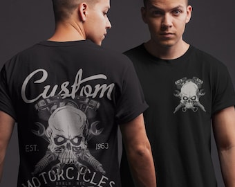 Front and Back Custom Graphic Tshirt, Custom Work Tshirt, Personalized Business Shirt, Double Sided Print Shirt