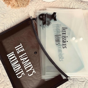 Carpeta de plástico personalizable con cierre a presión, carpeta para documentos con ranura para tarjetas y cierre a presión, carpeta expandible para archivos