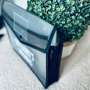 カスタマイズ可能なポッパーウォレット/ファイルウォレットホルダー/プラスチックファイルフォルダー/スナップ留めとカードスロット付きドキュメントフォルダー/拡張ファイルウォレット