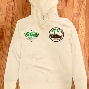 The Blck Thumb Unisex Cream Hoodie