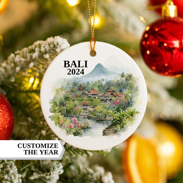 Bali Christmas Ornament, Bali Ornament, Christmas Ornaments, Bali Custom, Bali Personalized Ornament, Bali Bauble, Christmas, Bali,Indonesia
