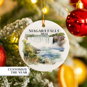 Niagara Falls Christmas Ornament, Niagara Falls Ornament, Christmas Ornaments, Niagara Falls Custom Ornament, Christmas,Niagara Falls Bauble