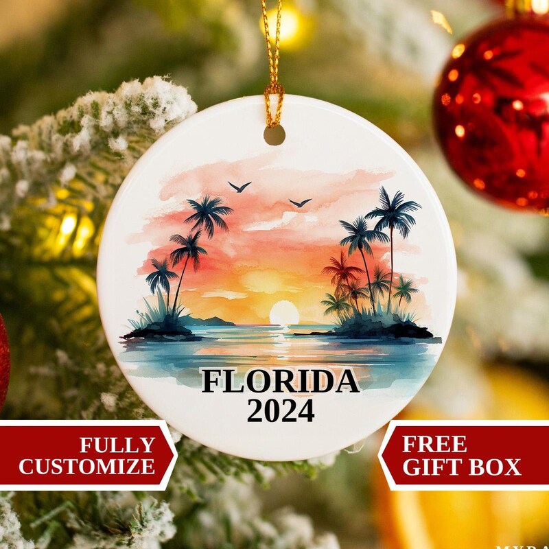 2024 Florida Ornament Etsy UK