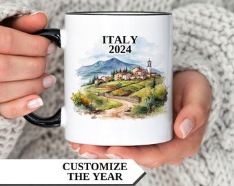 Italy Mug, Personalized Rome Coffee Mug, Italy Custom Mug, Custom Gift Coffee Mug, Vacation Mug, Italy Vacation, Travel Gift, Italian Mug