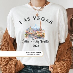 Camisa de vacaciones en Las Vegas, camisa de vacaciones personalizada, camisa de vacaciones familiares, camisa de vacaciones, vacaciones en Las Vegas, camisa de Las Vegas, Navidad, regalo de 2023, Vegas