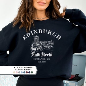 Edinburgh Sweatshirt, Scotland Sweater, Scotland Sweatshirt, Vintage Scotland Sweatshirt, gaelic shirt, Scottish shirt, Scotland lion shirt