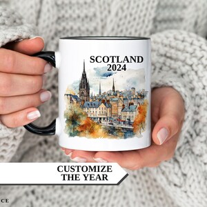 Scotland Mug, Personalized Scotland Coffee Mug, Scotland Custom Mug, Custom Gift Coffee Mug, Vacation Mug, Scotland Vacation, Travel Gift