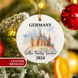 Germany Vacation Ornament, Germany Ornament, Christmas Ornaments, Vacation Ornament, Personalized Ornaments, Germany Souvenir, Germany Gift