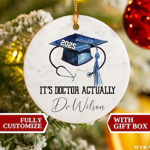 Presente de médico personalizado, presente de formatura de médico, enfeite de médico, presente para novo médico, presente de formatura, enfeite de formatura, enfeite de formatura