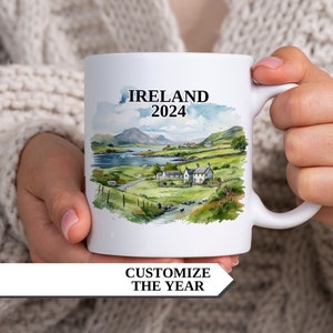 Ireland Mug, Personalized Ireland Coffee Mug, Ireland Custom Mug, Custom Gift Coffee Mug, Vacation Mug, Ireland Vacation, Travel Gift, Irish