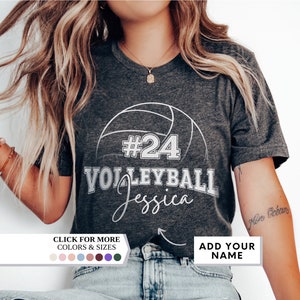 Custom Volleyball Shirt, Personalized, custom graduate, high school college, college gifted, Class of 2024, volleyball mom, volleyball gift