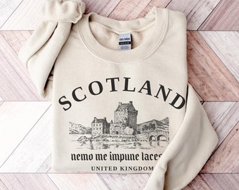 Scotland Sweatshirt, Scotland Sweater, Glasgow Sweatshirt, Vintage Scotland Sweatshirt, gaelic shirt, Scottish shirt, Scotland gift
