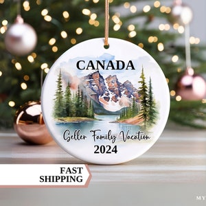 Canada Christmas Ornament, Canada Ornament, Christmas Ornaments, Canada Custom Ornament, Personized Christmas Ornaments, Gifte-for Christmas